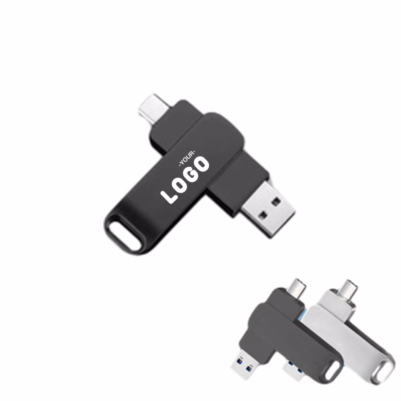 8GB Swivel Metal USB Flash Drives