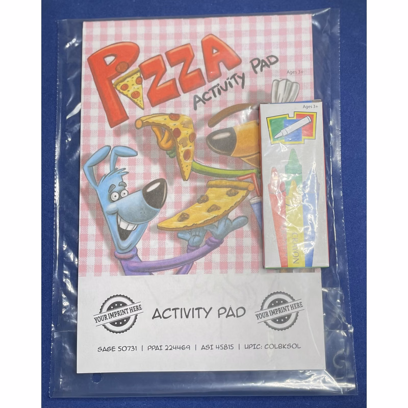 ACTIVITY PAD SET - Pizza Activity Pad Fun Pack