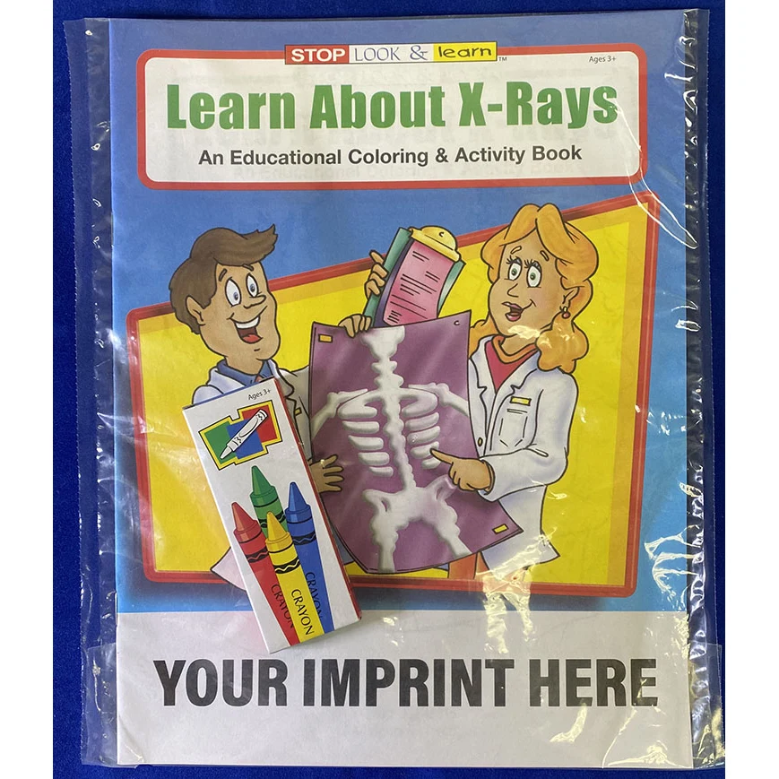 COLORING SET - Learn About X-Rays Coloring Book Fun Pack 1
