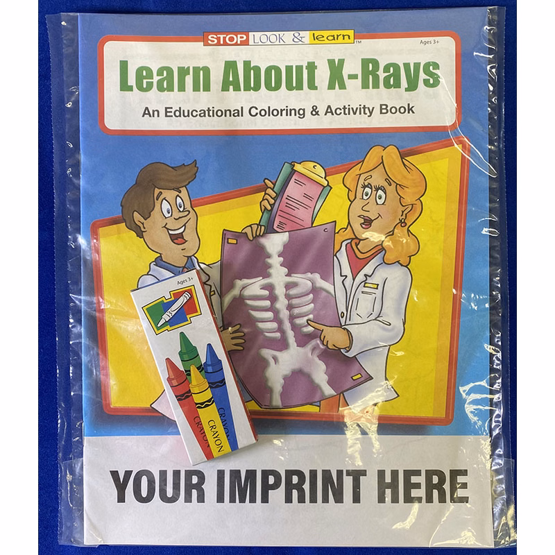COLORING SET - Learn About X-Rays Coloring Book Fun Pack
