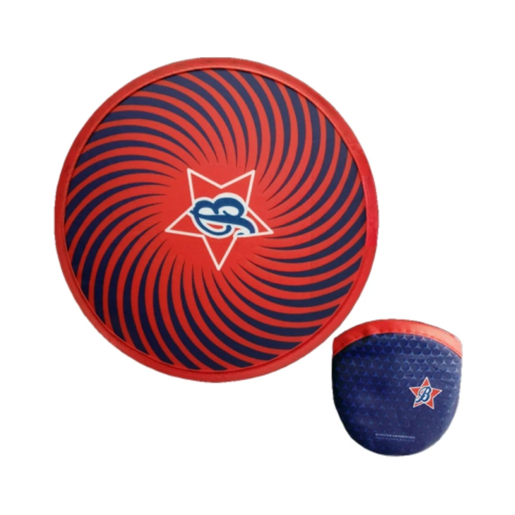 Foldable Nylon Disc Fan with Pouch 1