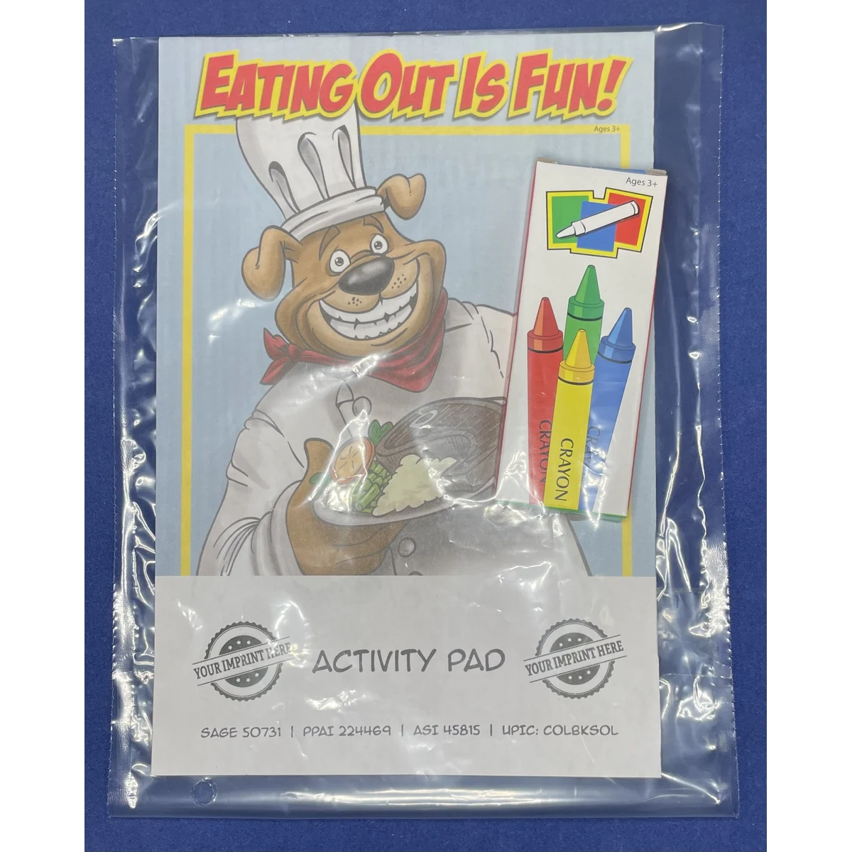 ACTIVITY PAD SET - Eating Out Is Fun Activity Pad Fun Pack 1
