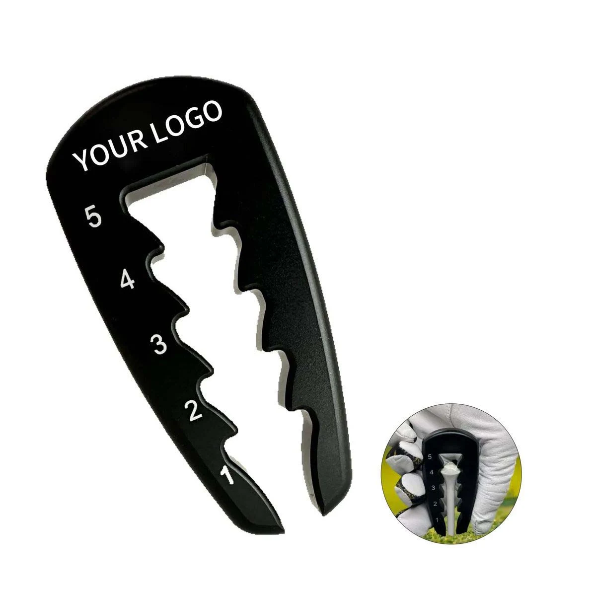 Portable Golf Tee Tool for Swing Alignment 1