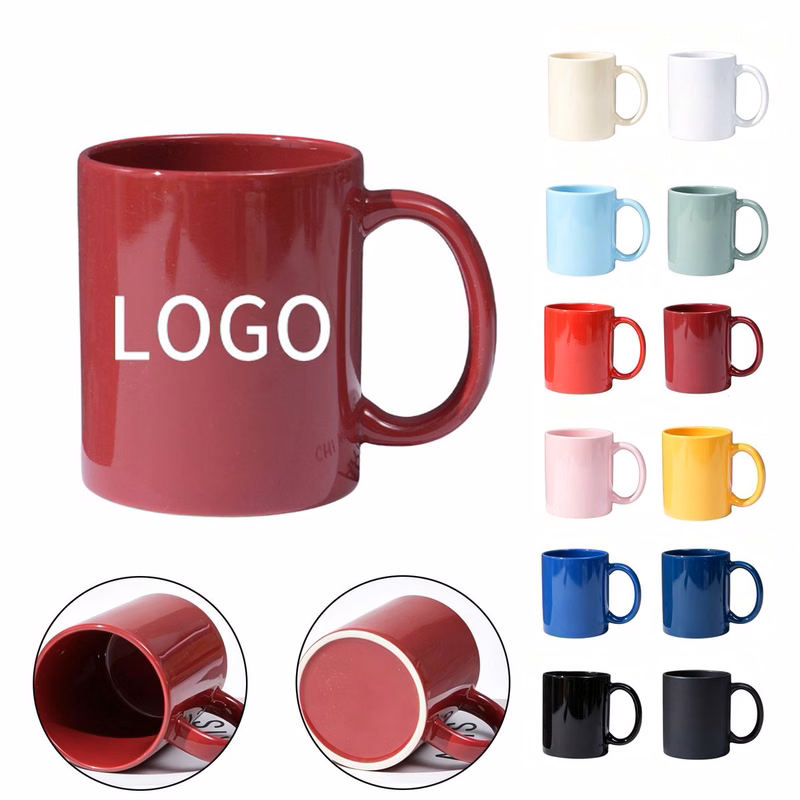 MOQ30 12 oz Brightly Colored Ceramic Mug