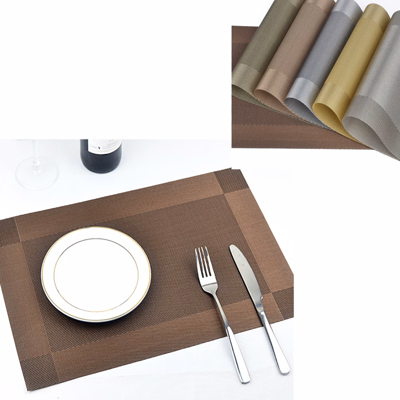 Washable Easy to Clean PVC Placemat for Kitchen Table