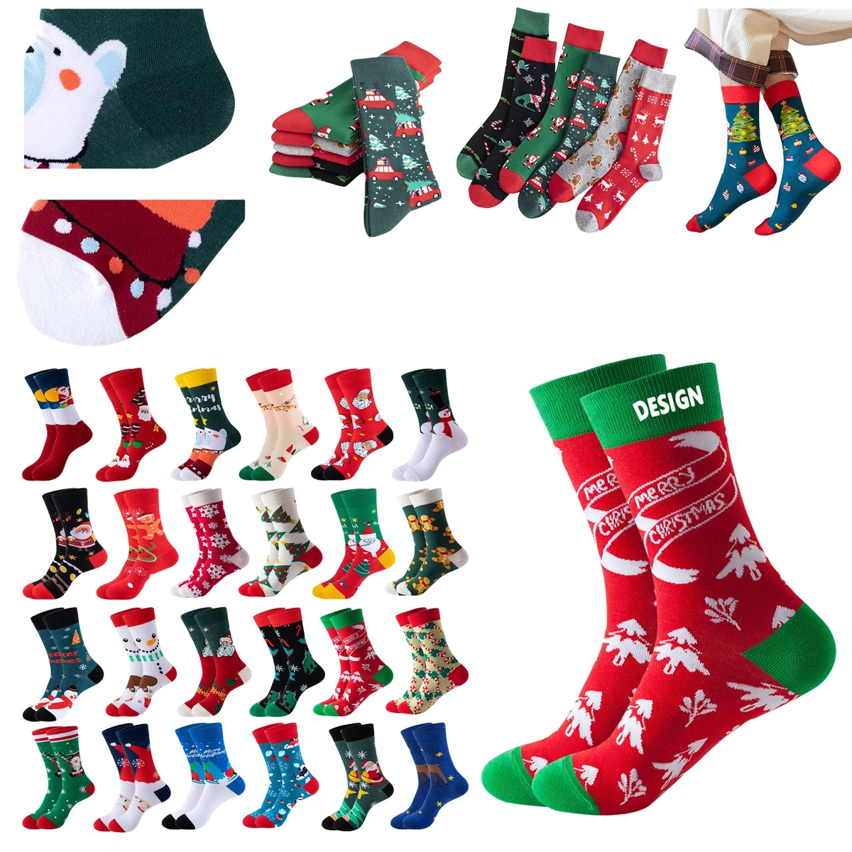 Cute Christmas Holiday Socks 1
