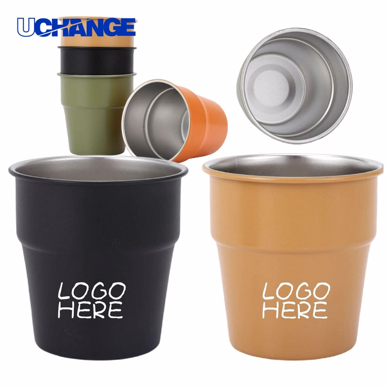 Stainless Steel Cup Container for Camping