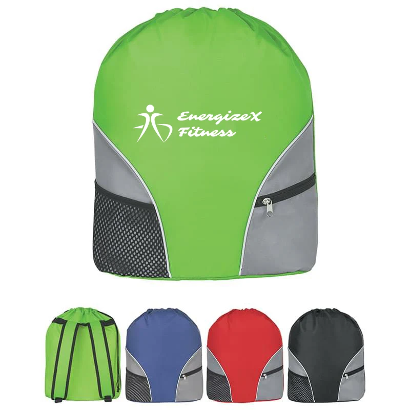 Durable Backpack with Drawstrng Closure 1