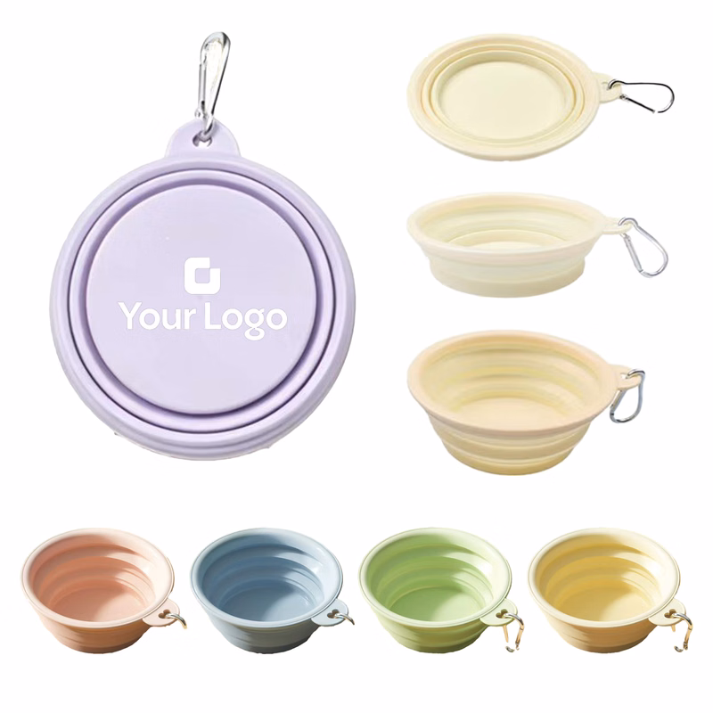 Collapsible Silicone Pet Travel Bowl