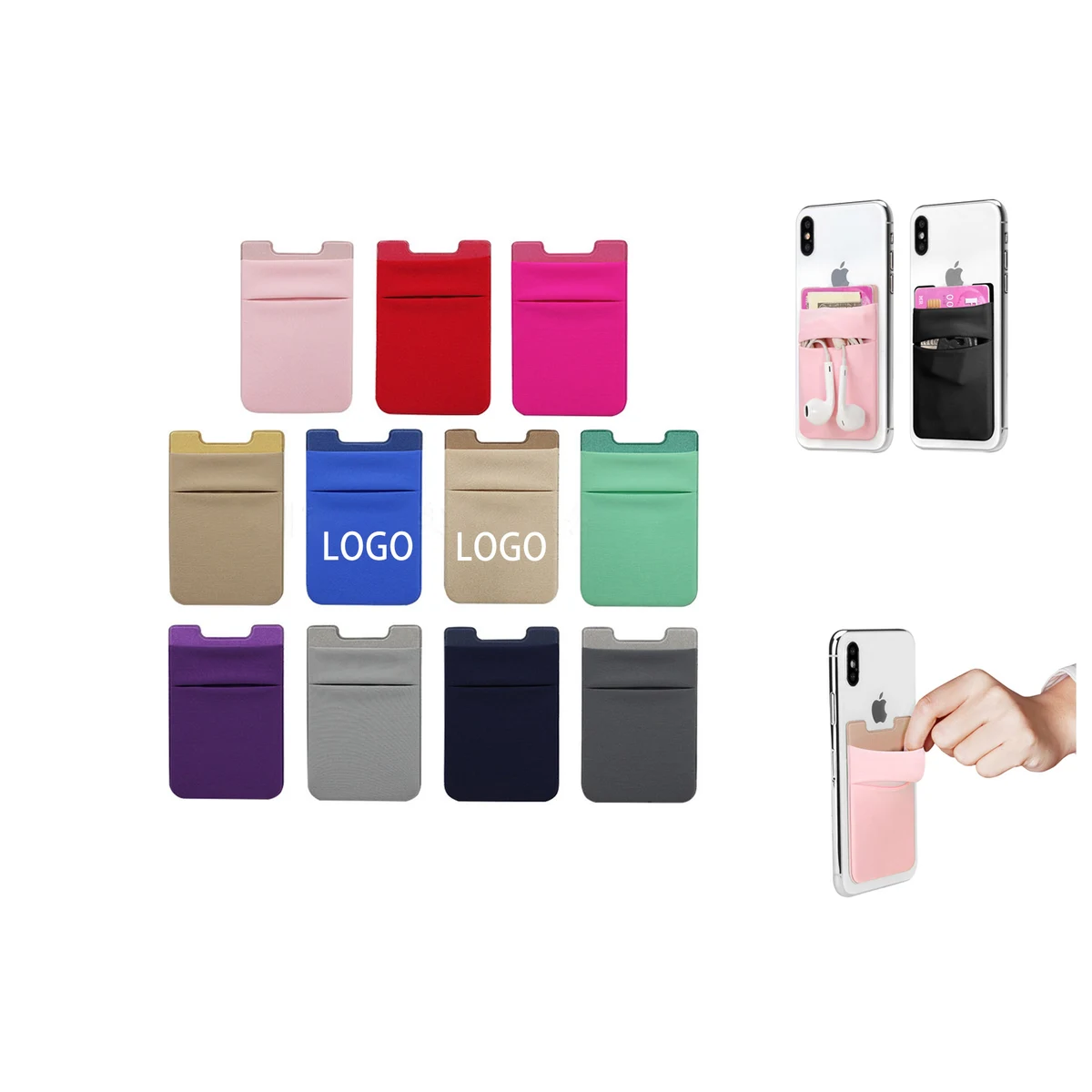 Lycra Mobile Phone Card/Wallet holder 1