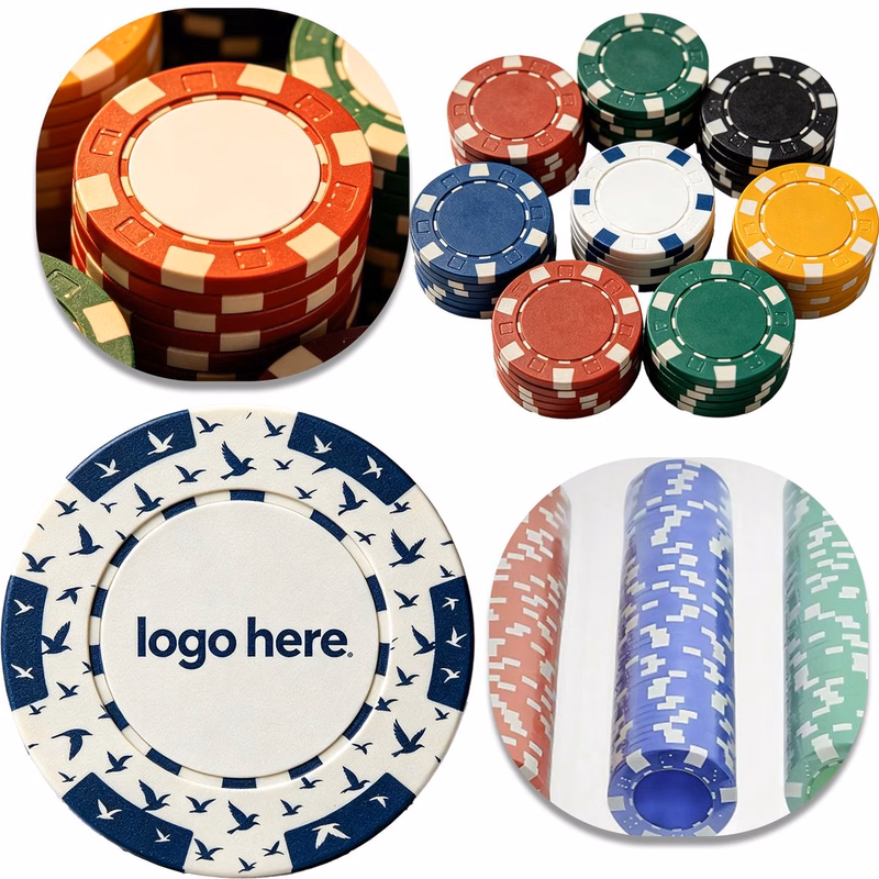 Customized Round Poker Coins