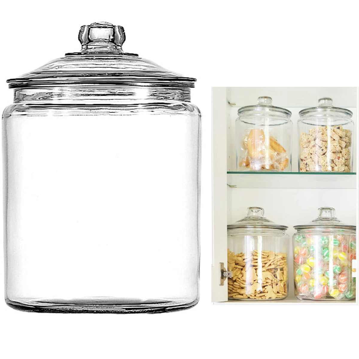 1 Gallon Heritage Hill Glass Jar with Lid 1