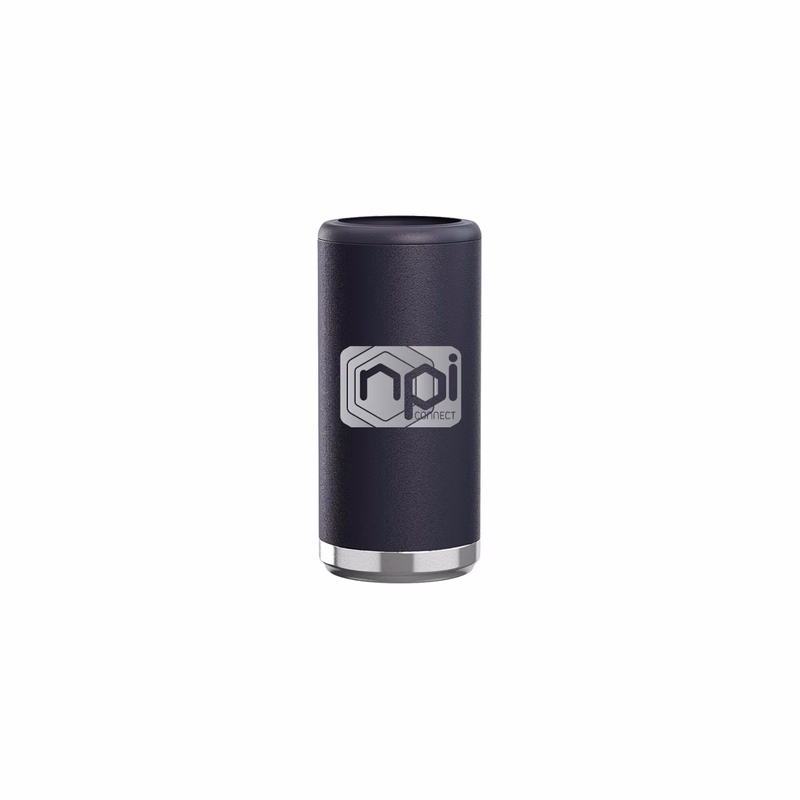 12 Oz. Midnight Maars Stainless Steel Skinny Can Cooler