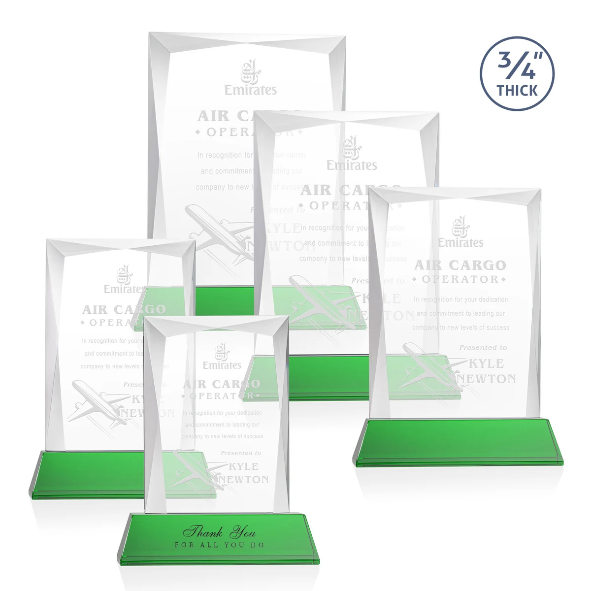 Messina Award on Newhaven Base - Green 1