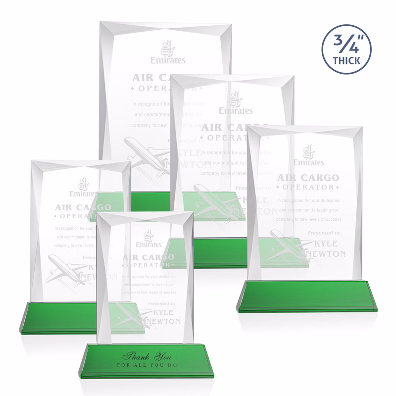 Messina Award on Newhaven Base - Green