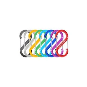 Compact S-Shaped Aluminum Carabiners 1