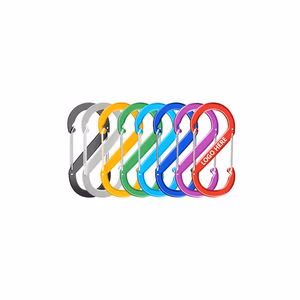 Compact S-Shaped Aluminum Carabiners