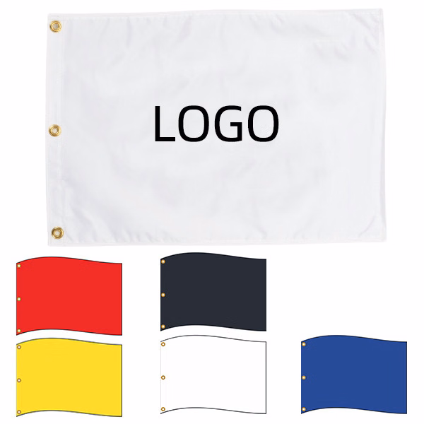 Single-Sided Flag W/ Canvas Webbing