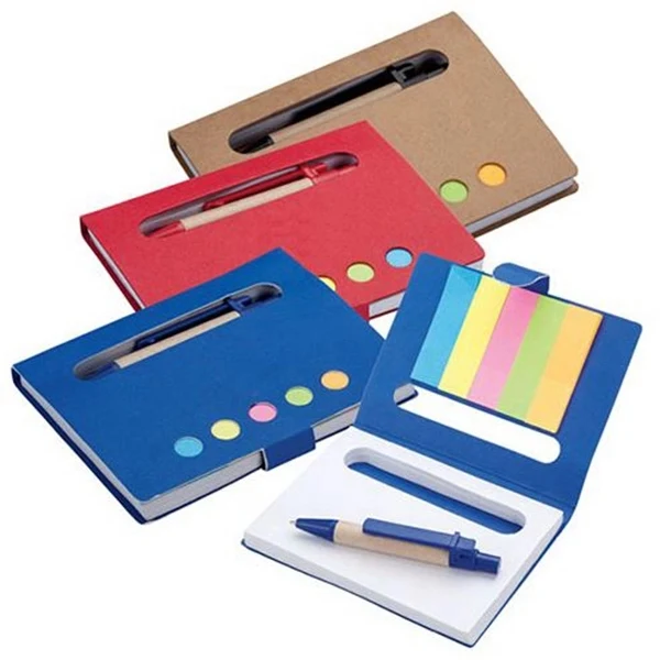 Mini Notebook with Pen & Flags 1