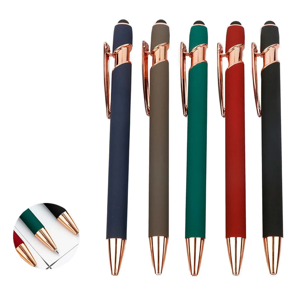 Stylus Ballpoint Pen Laser Engraved Logo 1