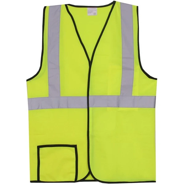 Polyester Yellow Solid Safety Vest SV152 1