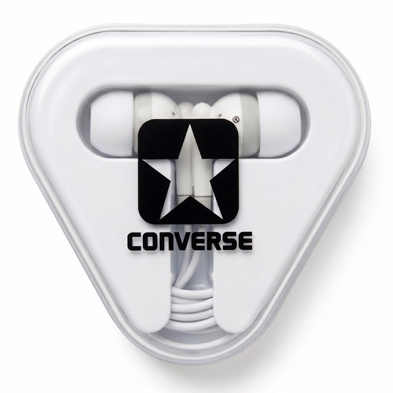 Travel Ear Buds In Triangle Case