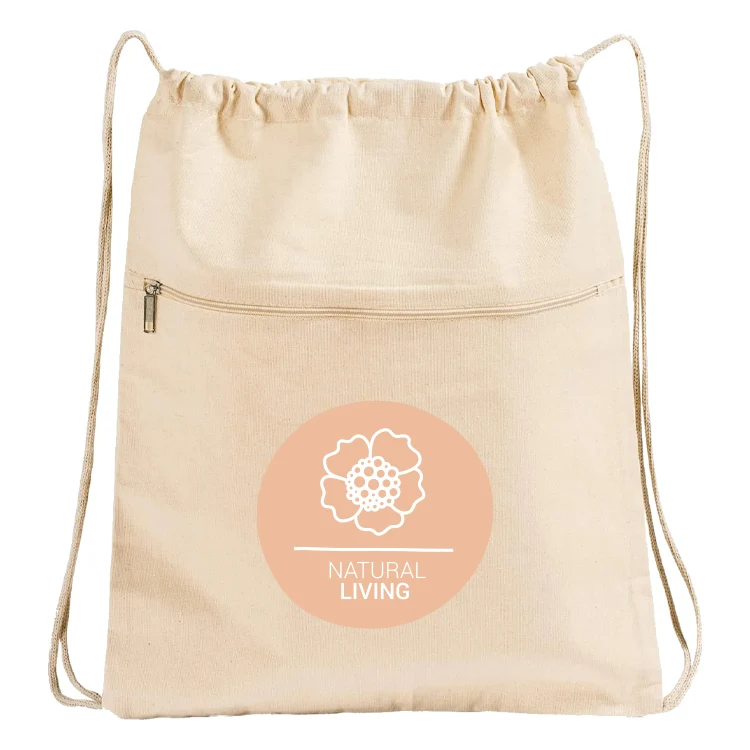 Ferncliff Front-Zip Drawstring Backpack 1