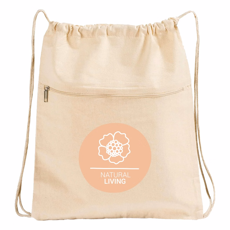 Ferncliff Front-Zip Drawstring Backpack