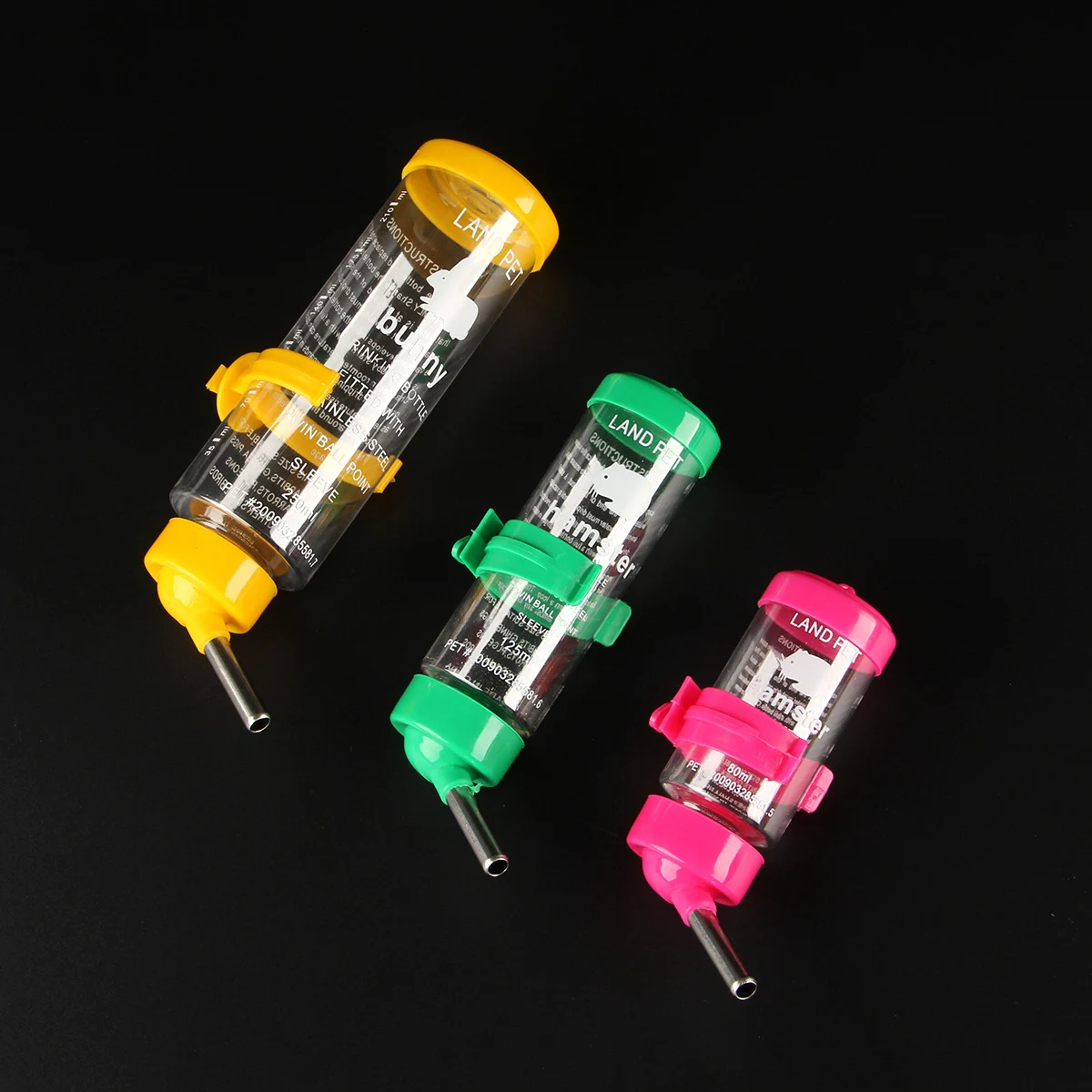 80ml Pet Drinking Bottle Steel Ball For Small Animals Bunny Hamster 1