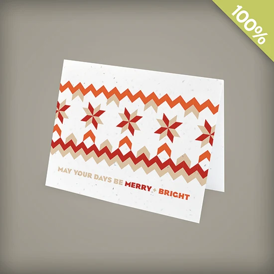 Nordic Pattern Corporate Holiday Cards 1