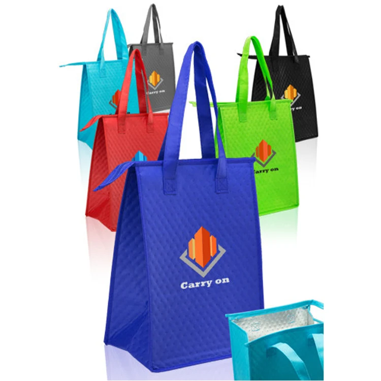 Zipper Insulated Lunch Tote Bag 1