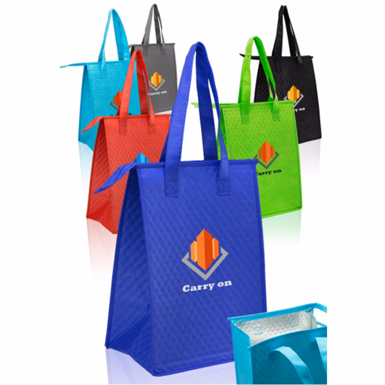 Zipper Insulated Lunch Tote Bag