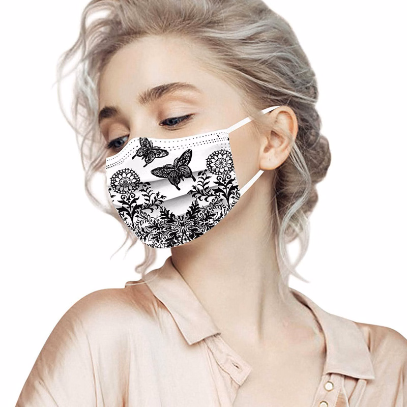 Individually Pack-3 Ply Disposable Full Color Masks
