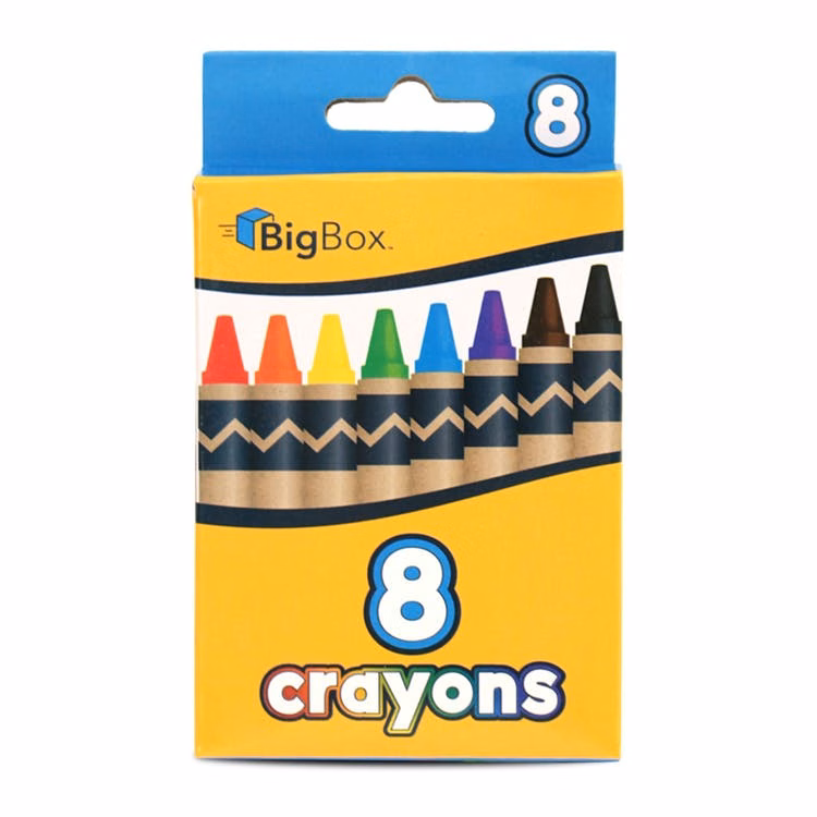 BigBox Crayons 8ct.