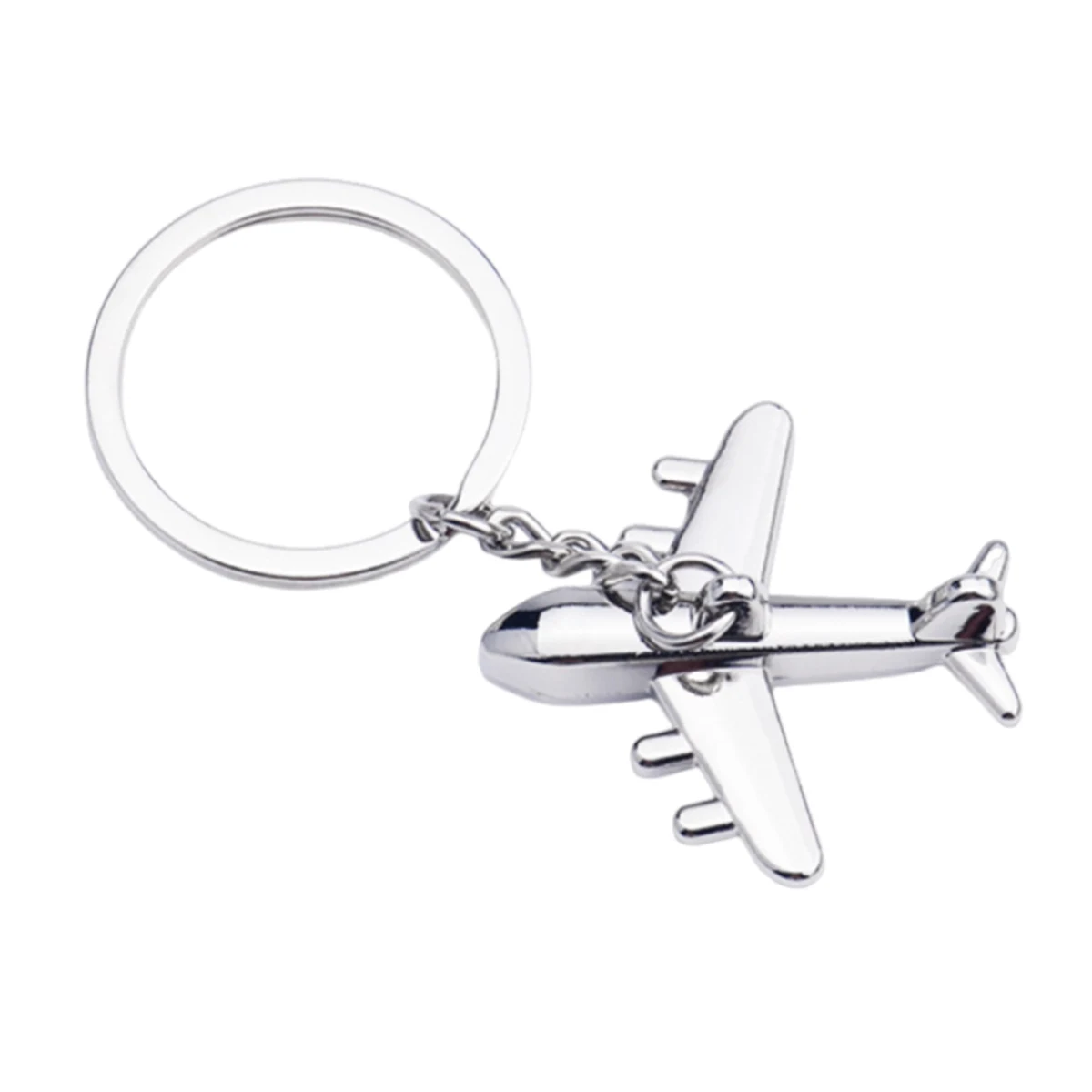 Metal Airplane Keychain 1