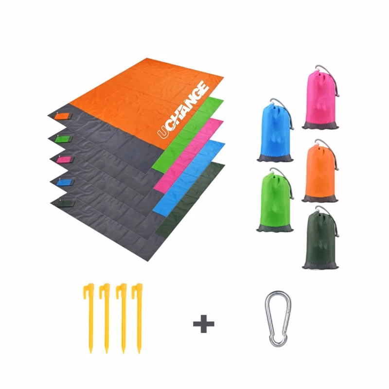 Waterproof Outdoor Picnic Blanket Camping Mat Stakes
