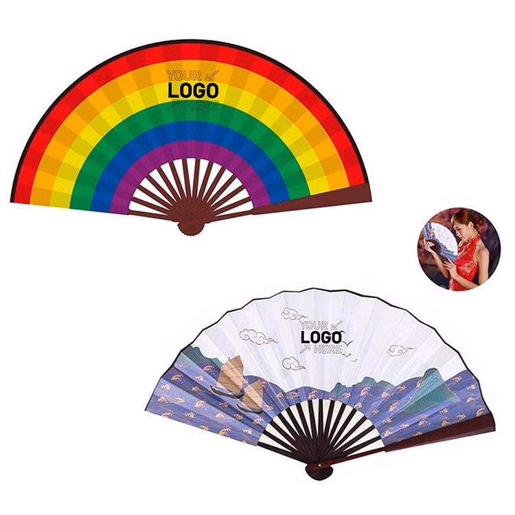 10.5"L Folding Hand Fan