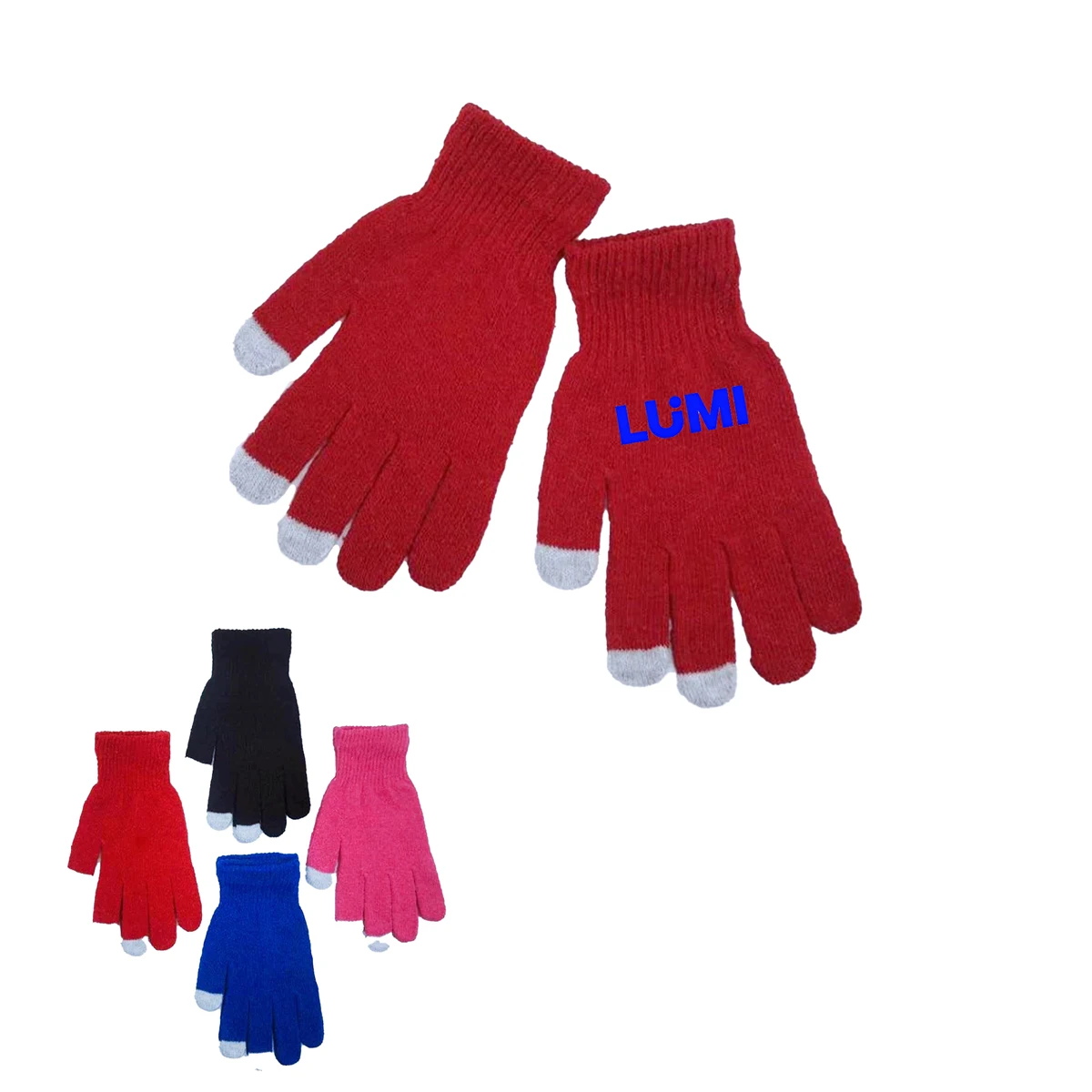 Warm Soft Knitting Touch Screen Gloves 1
