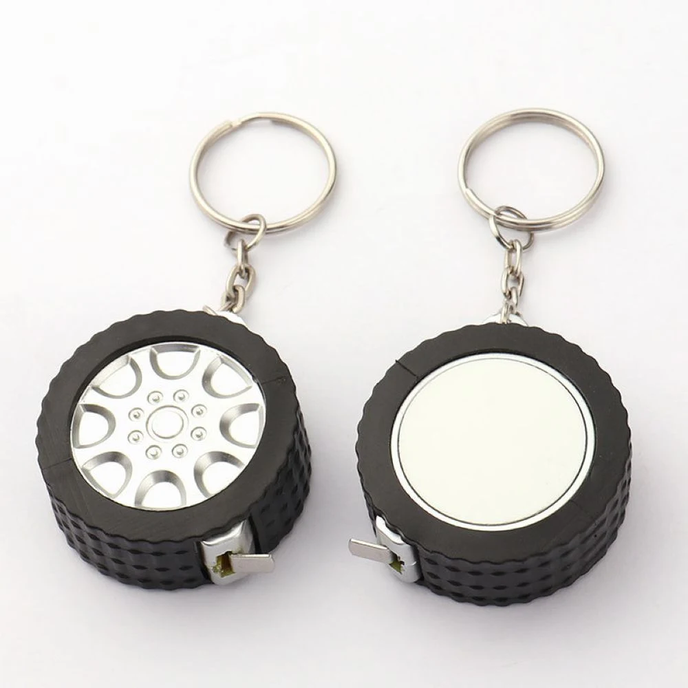 Steel tape measure keychain 1