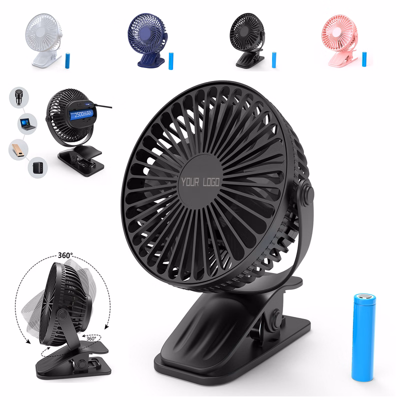 USB Clip Rechargeable Small Fan