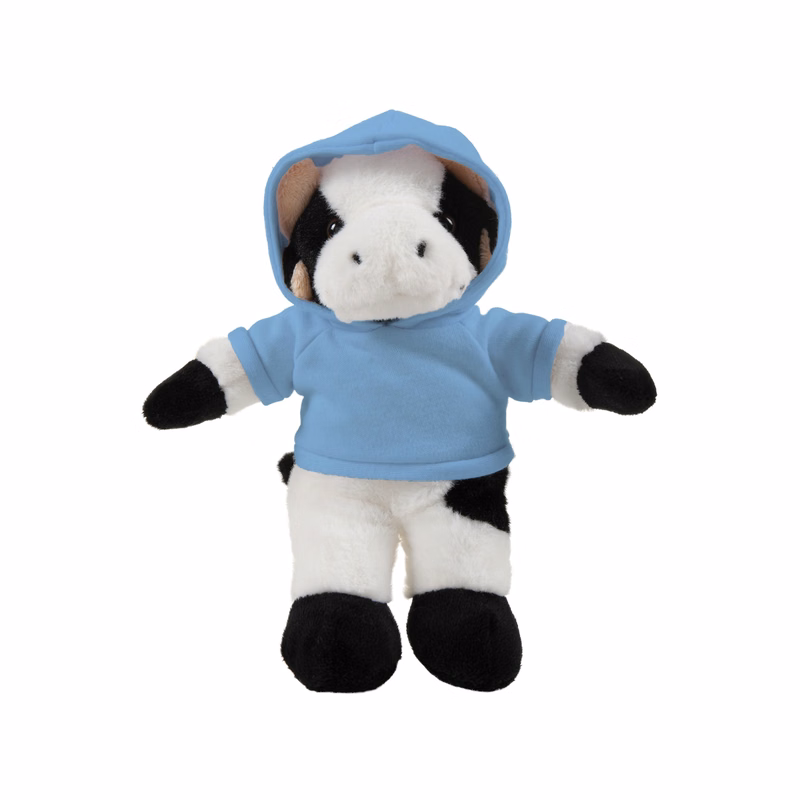soft plush Cow with hoodie