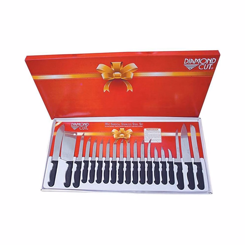 Knife Sets - Surgical Stainless Steel 19 Piece