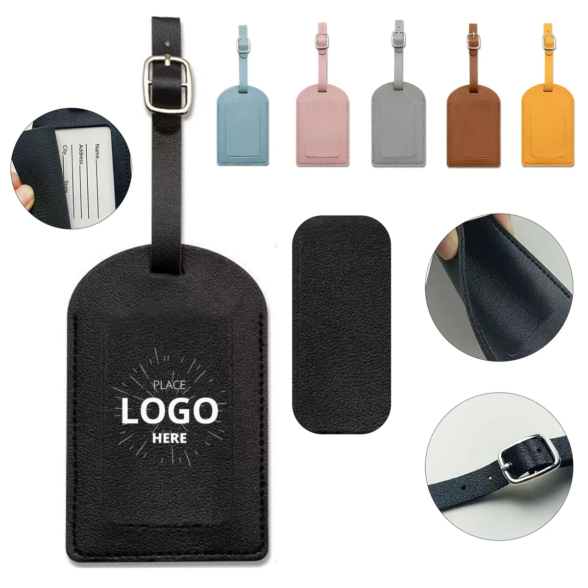 PU Leather Luggage Tag 1