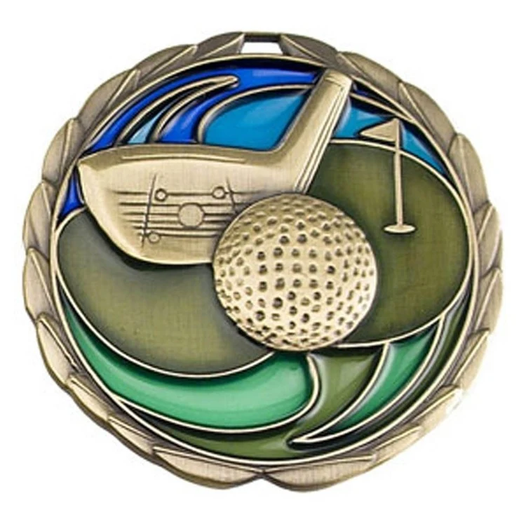 Golf Color Epoxy Medallion (2-1/2") 1