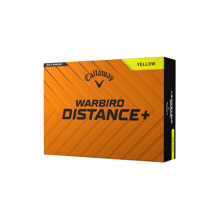 Callaway Warbird Distance+ Golf Balls - Yellow 1