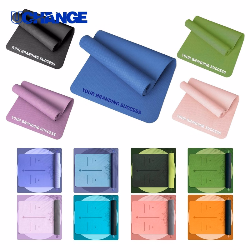 Multi-Color TPE Yoga Mat