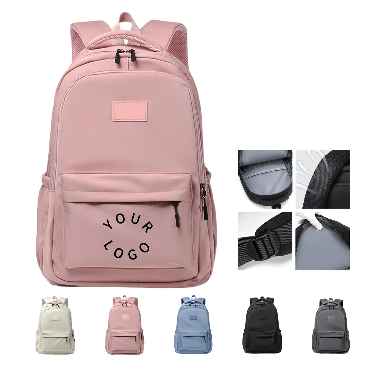 Unisex Backpack Polyester Office 1