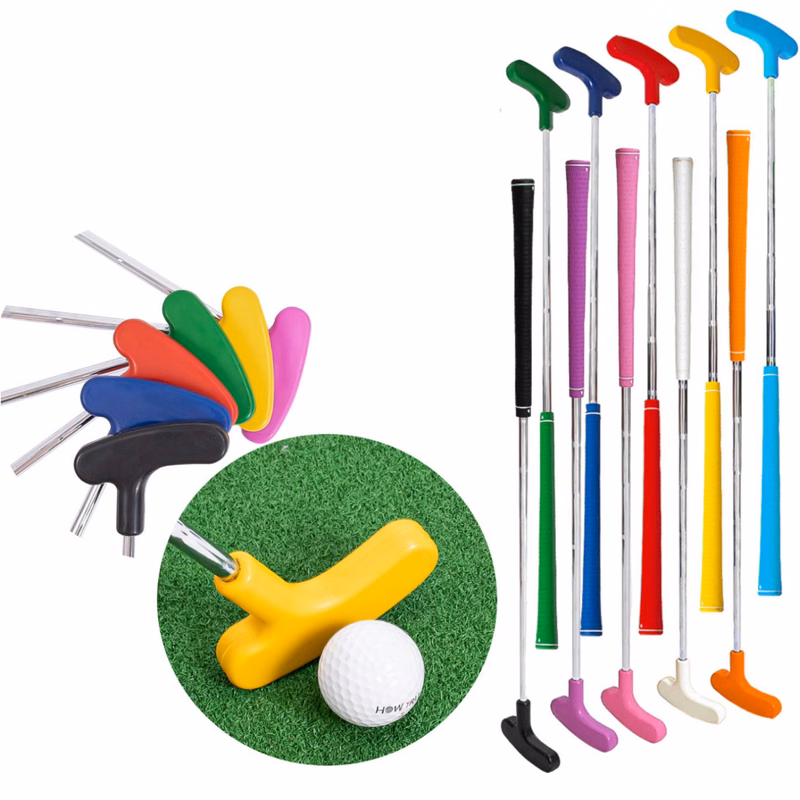 Practice Range Golf Putter Dual-Sided Training Aid