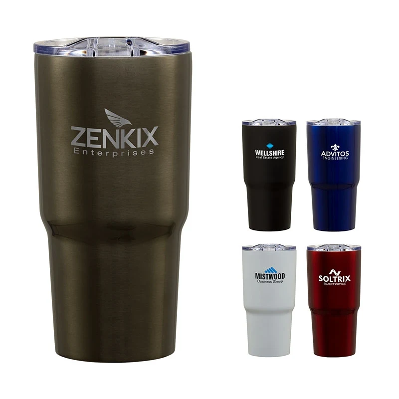 Reva 20 oz. Double Wall Stainless Steel Tumbler 1