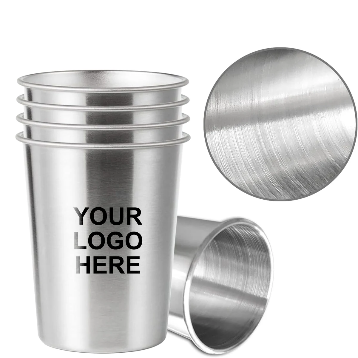 Stackable Metal Drinking Cup 12oz 1